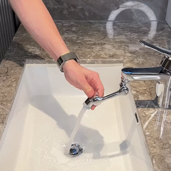 Robinet d'extension multifonctionnel rotatif à 1440 °
